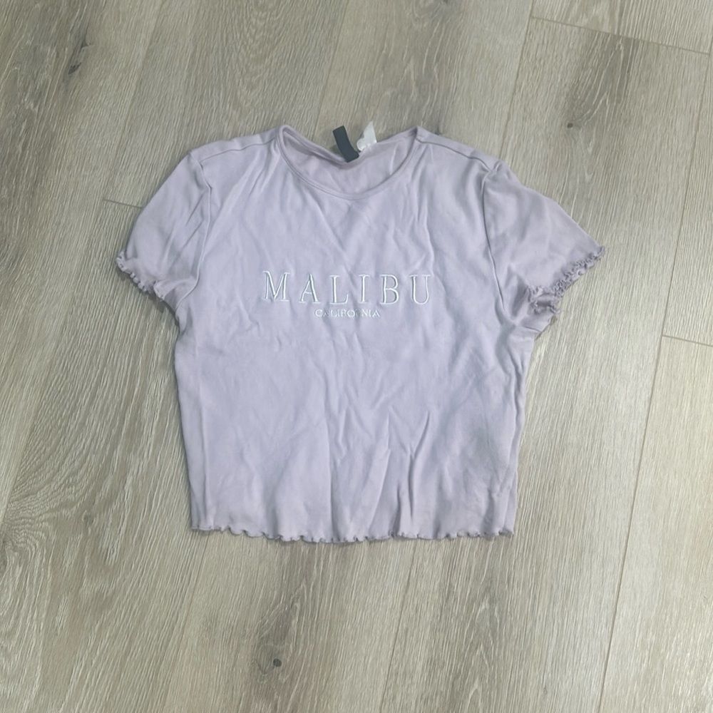 Lavender purple malibu shirt